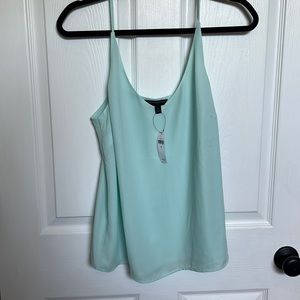 NWT Silky Turquoise Top with Adjustable Straps